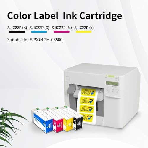 MS.R SJIC22P Remanufactured Black Ink Compatible with Epson C3500, 3-Pack image 5