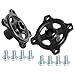 WPHMOTO 2pcs 23 Tooth Spline 4 Stud Wheel Rear Axle Hub Steel Alloy Replacement Accessories for 110cc 150cc Quad Bike ATV Kart