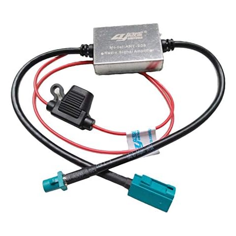 Antenna,Plastic Car Radio Signal Amplifier,5th Generation 12V/24V Car Frequency Modulation Radio Aerial Antenna Signal Reception Amplifier Booster Cover