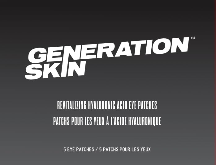 Generation Skin Eye Patches for Dark Circles and Puffiness, Under Eye Mask with Hyaluronic Acid, Vegan and Cruelty-Free Under Eye Patches, Hyaluronic Acid Eye Masks, 5-Pack - Image 9