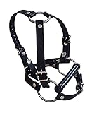 Knebel-Kopfgeschirr Mundknebel Knebel Harness mit Beißstange PONY