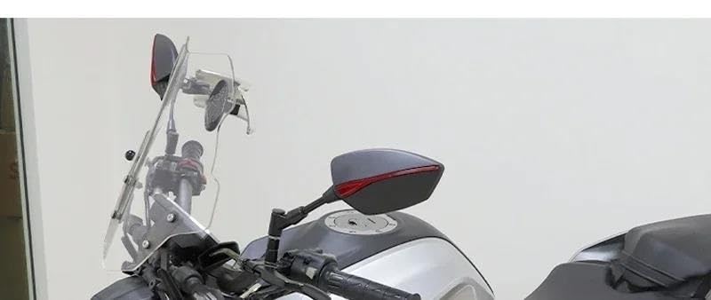 Retrovisor para Yamaha Tricity 300 acabado premium titanio b mecanizado cnc 4