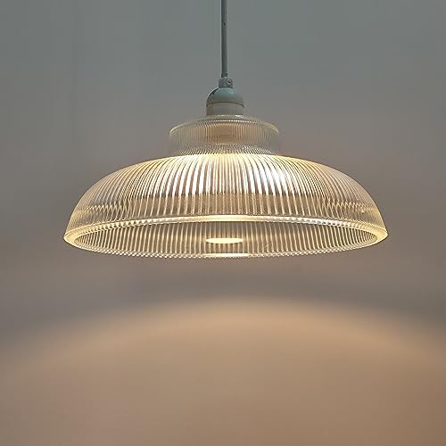 CGC Lighting Plafonnier d'intérieur en verre avec abat-jour, îlot de cuisine, non électrique, installation facile