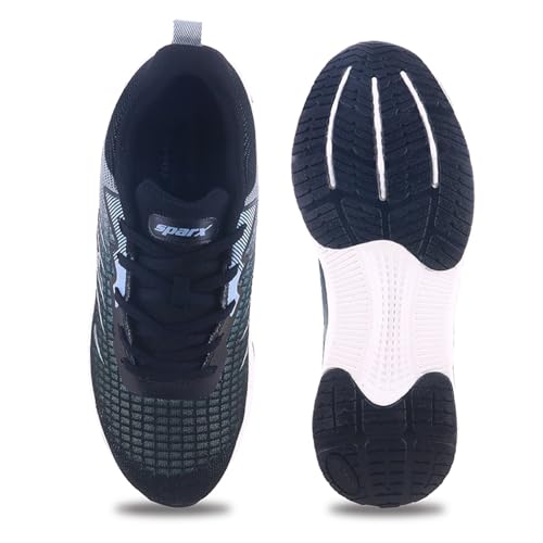 Image of SPARX Sports Running Shoes for Men - Lightweight Breathable Lace-Up Athletic Shoes with Cushioned Comfort, Shock Absorption, Durable Grip, Flexible Sole & Everyday Walking Performance