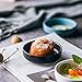Colias Wing 3.5 Inch Simple Style Single Color Pattern Stylish Design Multipurpose Porcelain Side Dish Bowl Seasoning Dishes Soy Dipping Sauce Dishes-Set of 6
