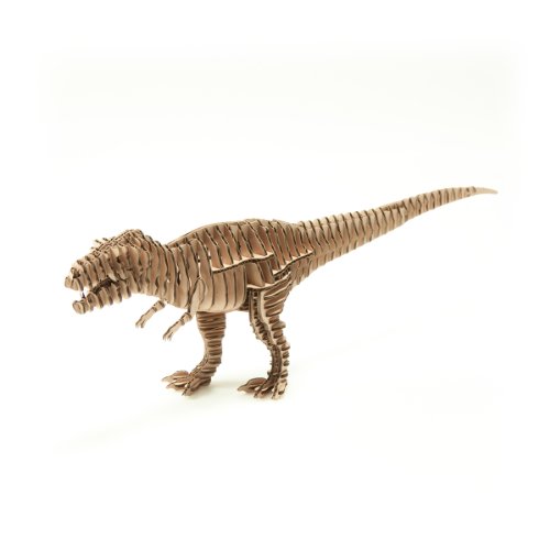 Dinosaur Stage T-Rex 266 figurine en bois naturel importé du Japon