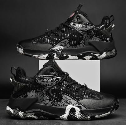 Zapatillas de baloncesto juveniles con suela amortiguada para correr 6