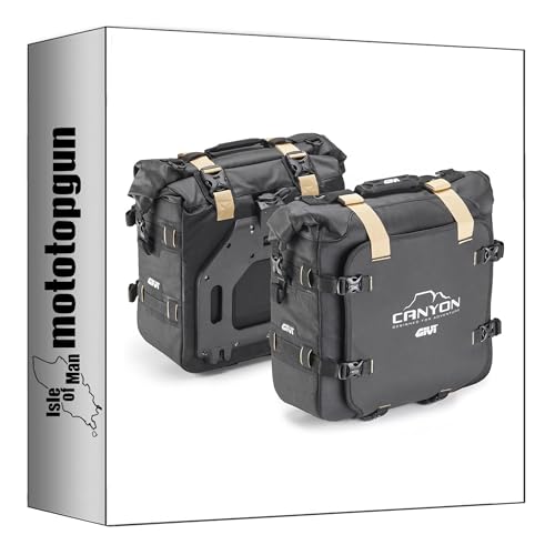 givi borse laterali grt720b monokey canyon nero 50 lt + attacco compatibile con royal enfield himalayan 2021 2022 2023 MOTOTOPGUN grt720b + pl9054