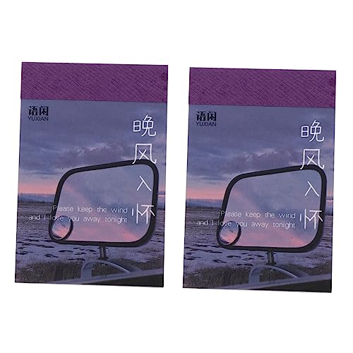 YARNOW 2 Juegos Pegatinas Decorativas para Scrapbooking Diy de Diseño de Paisaje para Manualidades y Diarios