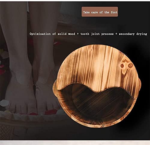Spa de pies de madera artesanal para masaje miniatura 7
