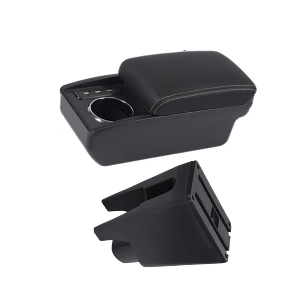 Yulegudi M1 White Line 3Usb Car Armrests For Citroen For C1 Car Armrest Box