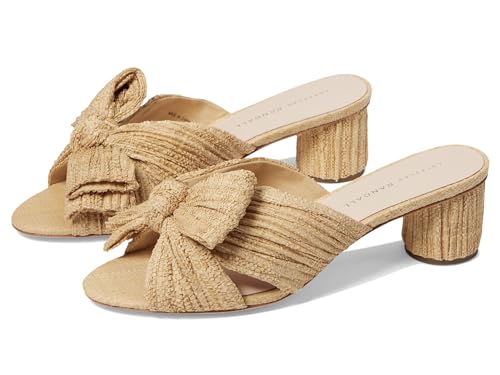 Loeffler Randall Women's Emilia Sandal, Natural, 5.5 Narrow