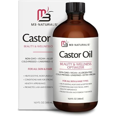 100% Pure Castor Oil by M3 Naturals Cover