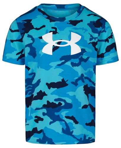 Image of Under Armour Boys' Short Sleeve Core Graphic T-Shirt, Lightweight & Breathable, Relaxed Fit