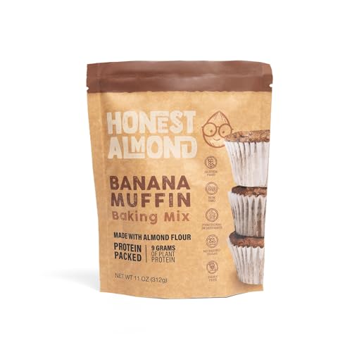 Honest Almond Protein Banana Muffin Mix- Almond Flour Baking Mix,...