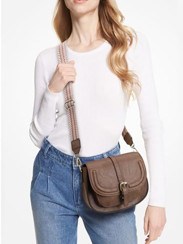 Image of AFKOMST Crossbody Bags for Women,Small Saddle Purse and Boho Cross Body Handbags,Vegan Leather