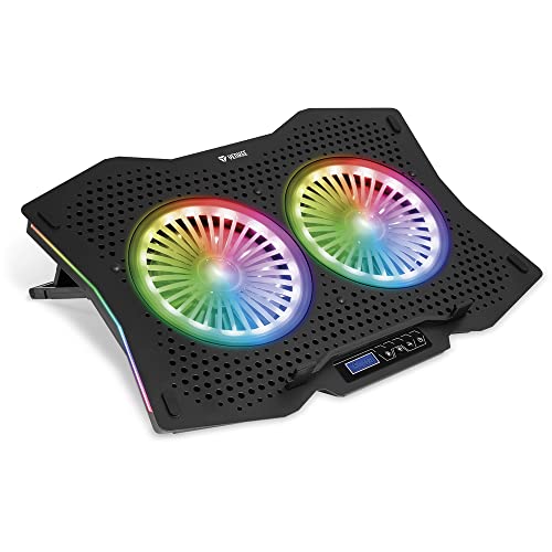 Enfriador para laptop RGB Yenkee miniatura 1