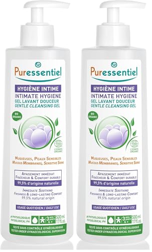 Gel lavant intime doux aloe vera Puressentiel bio pour peaux sensibles 500ml
