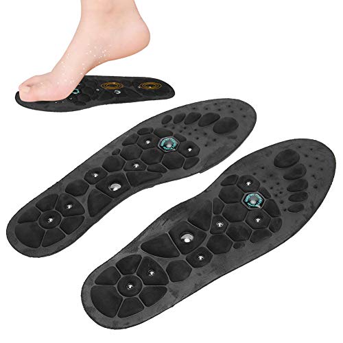 Yctze Semelles de Massage magnétiques, Semelles de Soin Unisexe Aimant Sport Respirant Semelle de Pied Massage Coussin de Pied utilisé pour Hommes Femmes(M 40-43)
