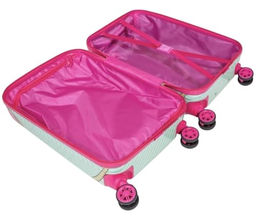 Image of ADSON Abs Kids Trolley 360 Rotating Luggage 360 Degree Wheels Non-Breakable 16 Inch Kids Hardsided Suitcase with 4 Wheels, 360 Degree Wheel Travel Trolley Bag (Design 11)