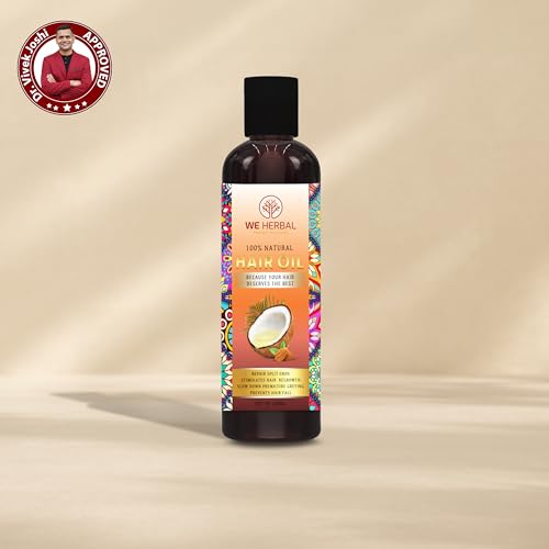 Image of Oil for Hair Growth 200ml, Ayurvedic Hair Growth Oil for Men & Women, Reduces Hair Fall, Prevents Premature Greying, Strengthens Hair Roots, Chemical-Free Hair Care for All Hair Types