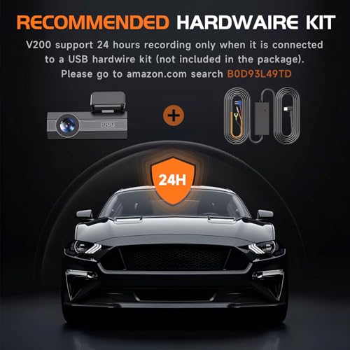 Veement Dash Cam Front 2.5K: Veement Mini Dash Cam For Cars, 1440P Car Camera With App thumb #6