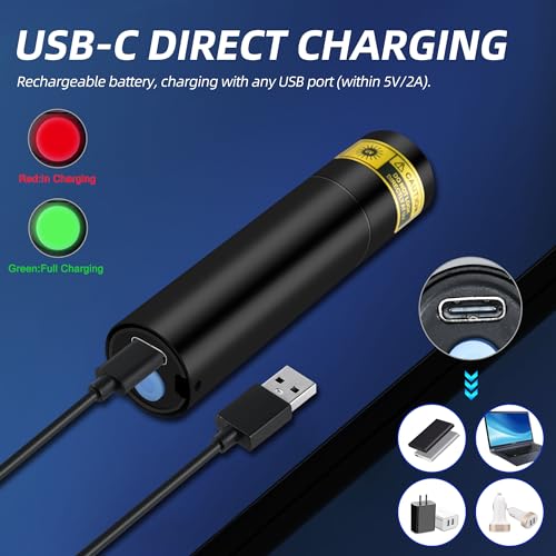 DARKBEAM Flashlight UV Black Light 395 NM, Mini but Powerful USB- C LED by DARKBEAM - Used condition - Image 5