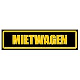 Kiwistar - Pegatina para Coche de Alquiler, Resistente a la Intemperie