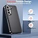 zapica Designed for Samsung Galaxy S22 Case, [Military Drop Protection] [Dual Layer Structure Design] Heavy Duty Shockproof Non-Slip Phone Cover for Galaxy S22, Black