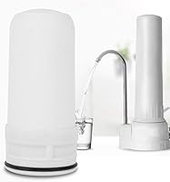 Vista 3 de LIZEALUCKY Reemplazo de filtración de agua de grifo de cartucho de cerámica con filtro para cocina y baño, utilizando tecnología de carbón activado