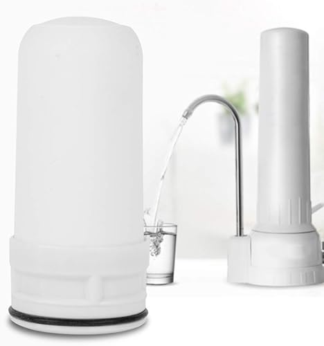 Miniatura 3 de LIZEALUCKY Reemplazo de filtración de agua de grifo de cartucho de cerámica con filtro para cocina y baño, utilizando tecnología de carbón activado