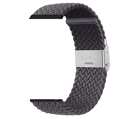 Bande de montre en nylon tressé boucle élastique Quickfit 22 mm