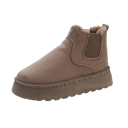 Generisch Stiefeletten Damen Warm Gefüttert, Schneeschuhe...