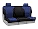 Coverking Custom Fit Front 40/20/40 Seat Cover for Select Mitsubishi Raider Models - Neosupreme (Navy Blue with Black Sides)