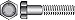 Hillman Hex Cap Screws 3/4 " - 10 X 1-1/2 " Grade 5 Coarse Hex Head