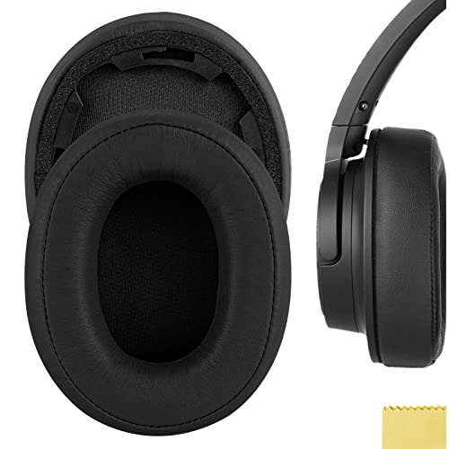 Geekria Replacement Ear Pads for Audio-Technica ATH-SR50BT (Not Compatible with ATH-SR5BT) Headphones Ear Cushions, Repair Parts (Black)