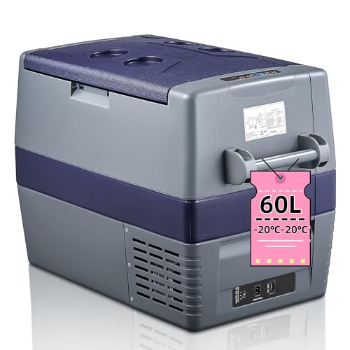 FOHERE Kompressor Kühlbox, 60L Tragbarer Kühlschrank und...