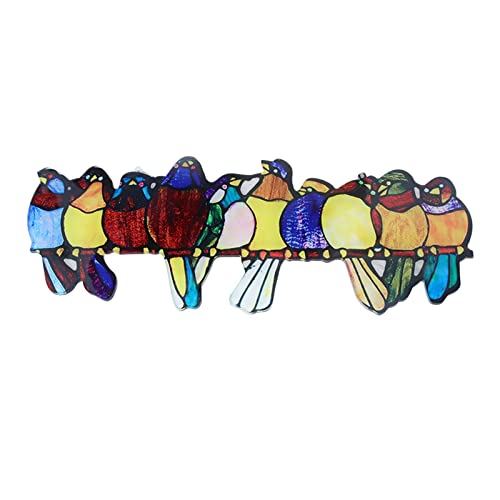 JISADER Painel de Decoração com Pássaros Exóticos, Conjunto de 7, Diversos Tamanhos