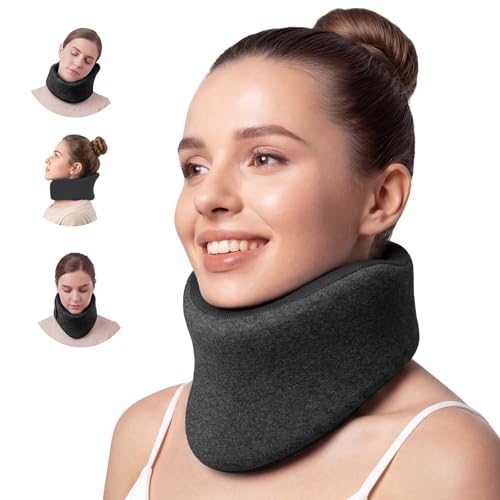 Multifunction 2-in-1 Cervical Brace & Airplane Neck Pillow – Memory Foam for Post-Op, Neck Strain & Chronic Head Drooping – Adjustable Velcro Relieves Pain & Pressure