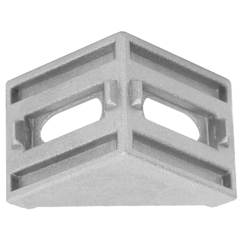 FLEXMAN 20 Teiliges 3030 Aluminiumprofil Verbindungsset, Eckwinkel für Aluminium Strangpressprofile, 90 Grad Rechtwinklige Schwarze L Verbindungen