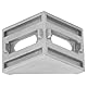 FLEXMAN 20 Teiliges 3030 Aluminiumprofil Verbindungsset, Eckwinkel für Aluminium Strangpressprofile, 90 Grad Rechtwinklige Schwarze L Verbindungen