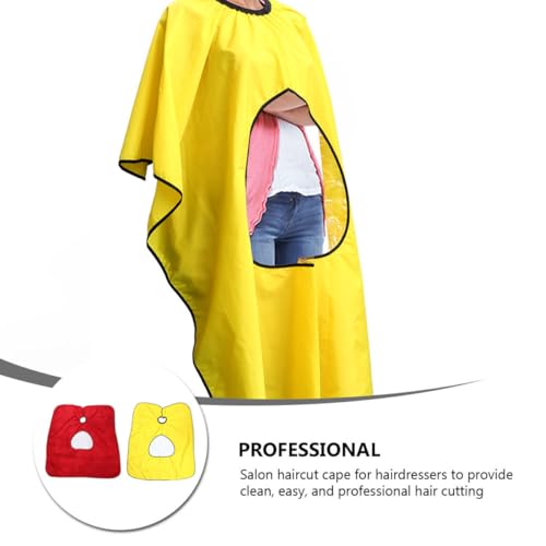 Capa de peluquería impermeable COHEALI 2 piezas multicolor miniatura 5