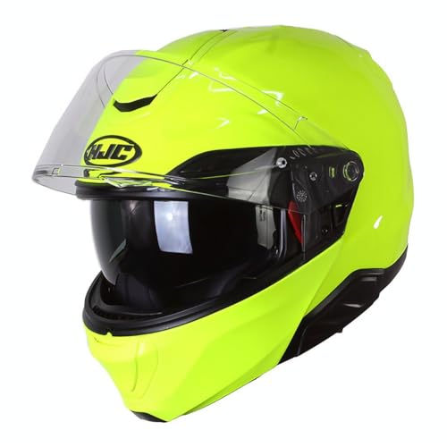 Casque Moto Modulable RPHA91 HJC Vert Fluo S contre la buée - 2