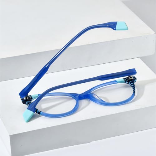 Lunettes en acétate multicolores à monture carrée rétro tendance - 3