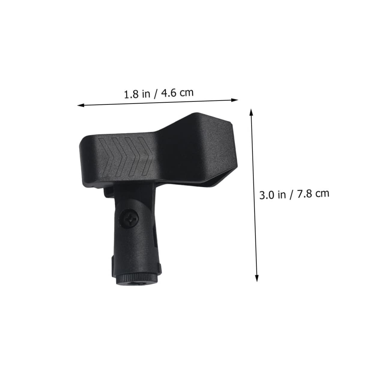 FUNOMOCYA 5Pcs Durable Microphone Clips for Easy Fixing Lightweight Mic Stand Holder Practical Clip for Podcasting Streaming and Recording Use