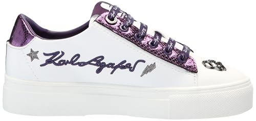 Image of Karl Lagerfeld Women's Cate Pins Lace Up Sneaker
