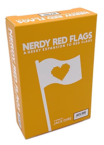 Jack Dire Studios Nerdy Red Flags: A Geeky Expansion for The Red Flags Party Game