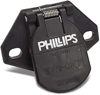 BFC (PHI16-720) 7-WAY HEAVY DUTY STA-DRY 2-HOLE WIRE INSERTION SPLIT PIN SOCKET