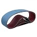 Sanding Belt LANDGOO Sandpaper 4"x 36" 80/120/180/240/320/800/1000 Grit Metal Grinding Aluminium Oxide Sand Blue 7 Pack