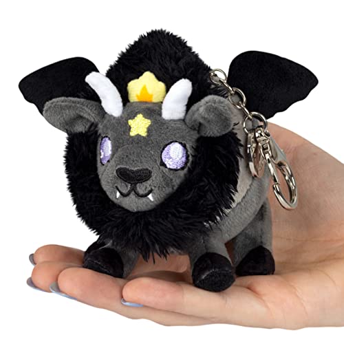Squishable - Micro Baphomet - Spooky Collection - 4.5 in - Soft Toy Collectible Stuffed Animal - Metal Keychain Backpack Clip